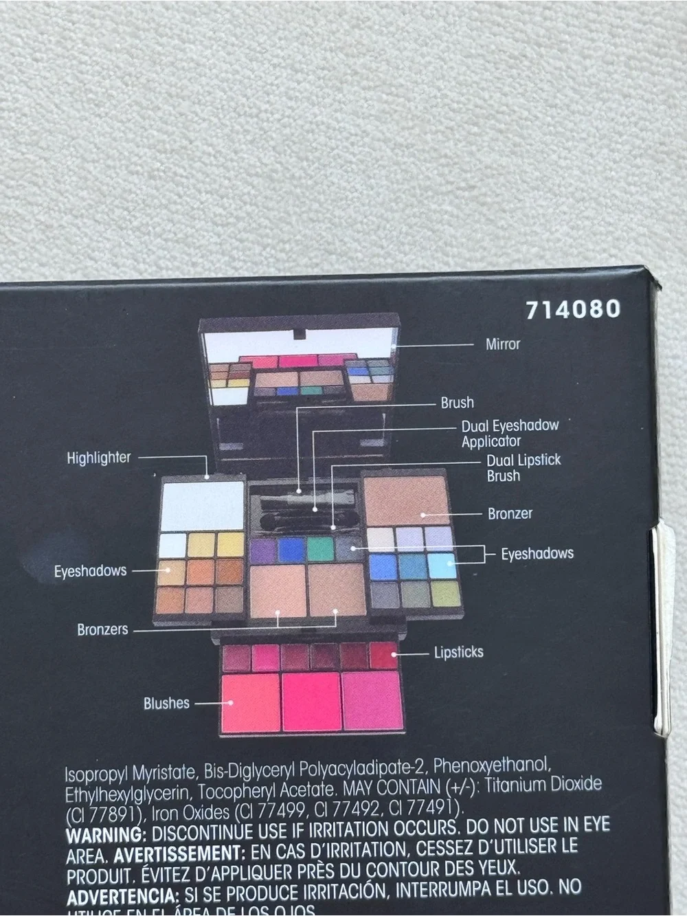 Beautique Palette - Black with Pink Accents